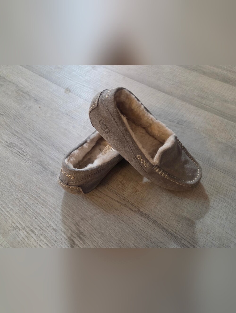 UGG Women's Moccasin Slippers in Taupe